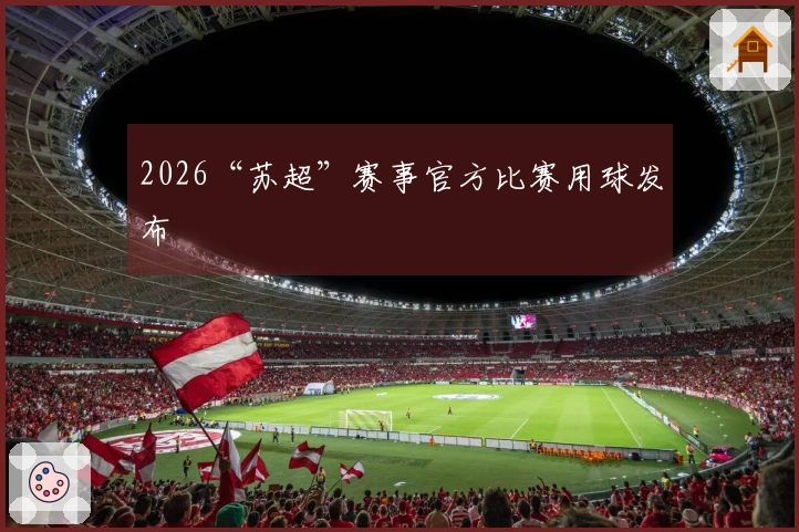 2026“苏超”赛事官方比赛用球发布